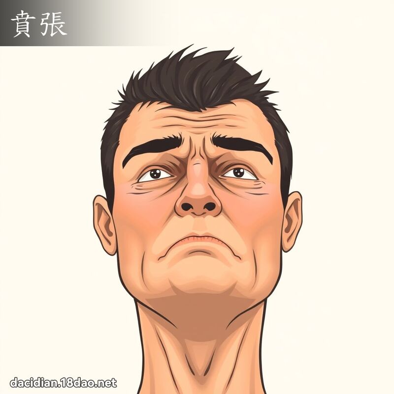 賁张 - 国语大辞典配图