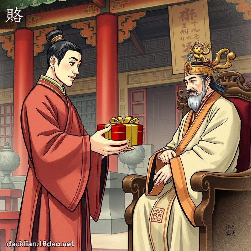 賂 - 國語大辭典配圖