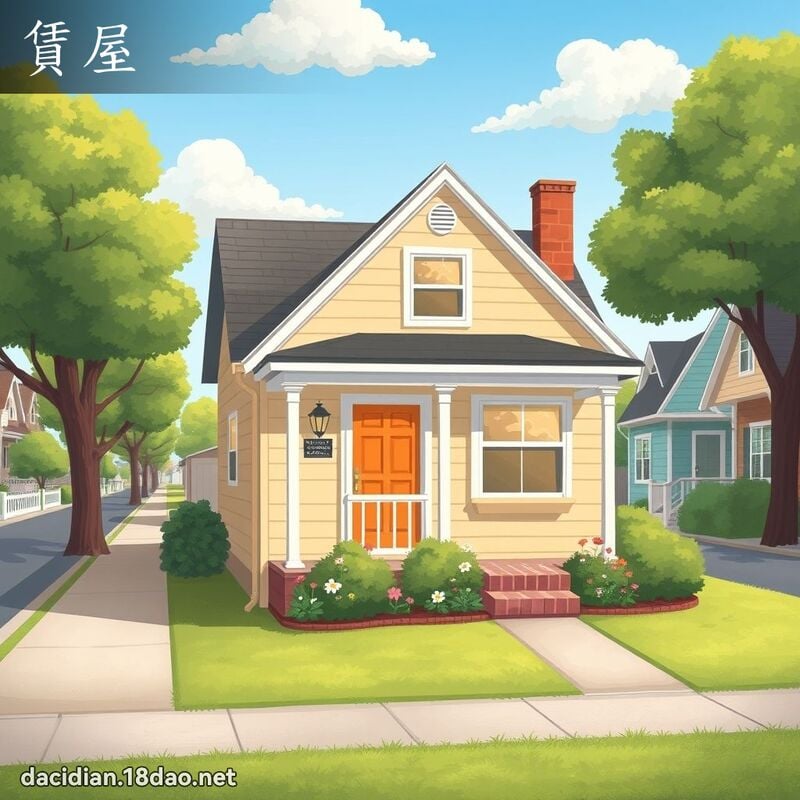 赁屋 - 国语大辞典配图