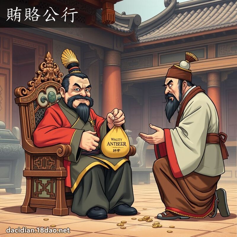 賄賂公行 - 國語大辭典配圖