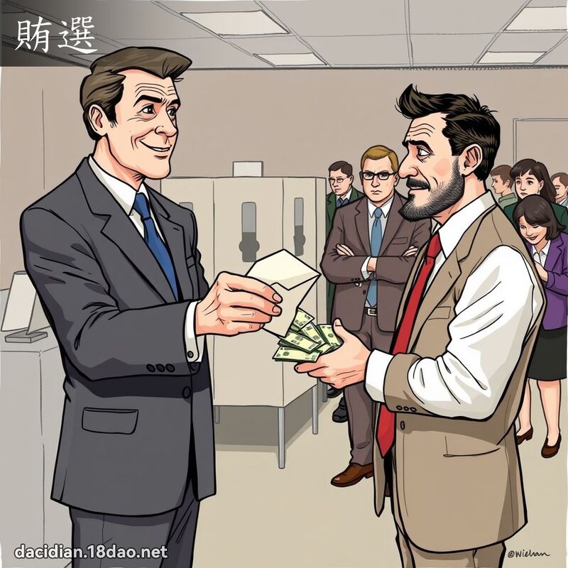 贿选 - 国语大辞典配图