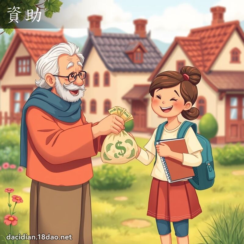 资助 - 国语大辞典配图