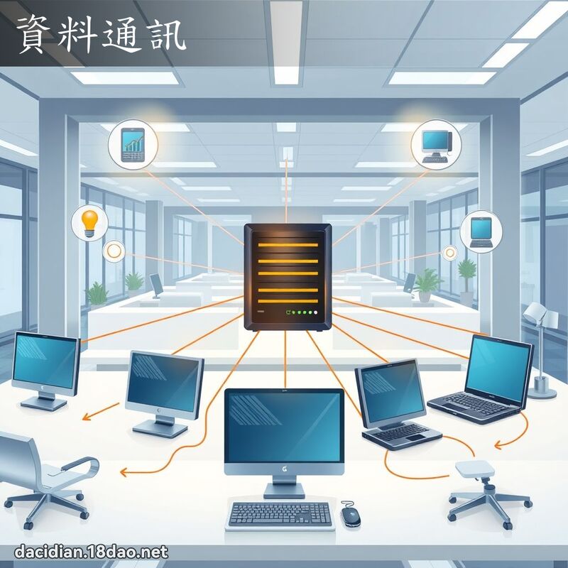 資料通訊 - 國語大辭典配圖