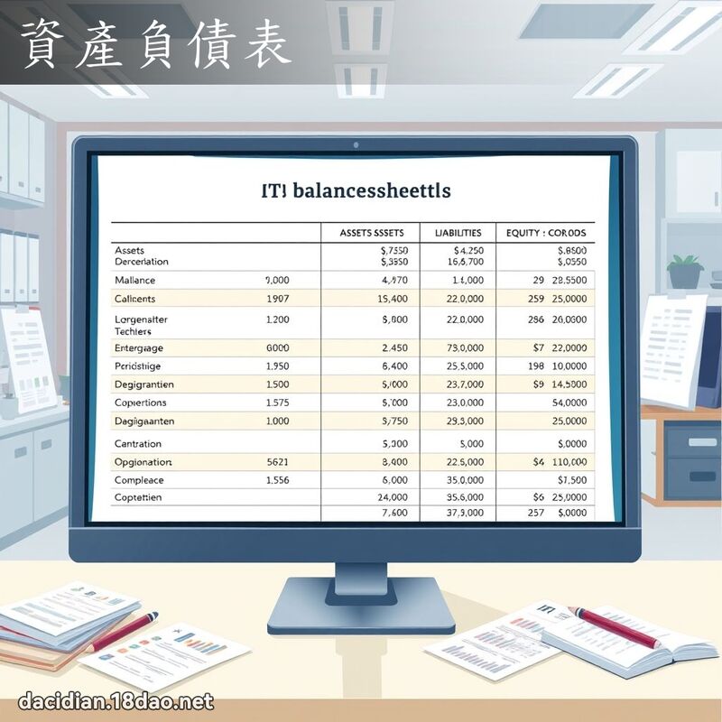 资产负债表 - 国语大辞典配图