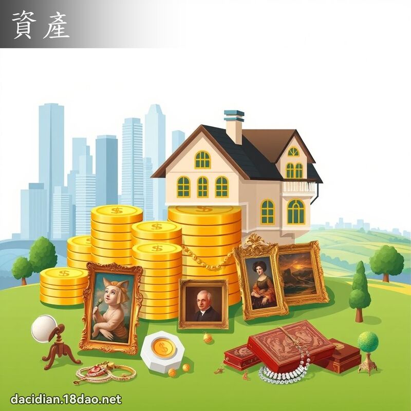 资产 - 国语大辞典配图