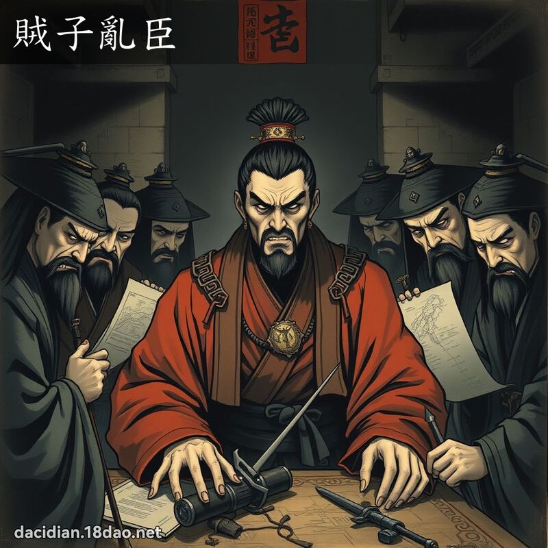 賊子亂臣 - 國語大辭典配圖