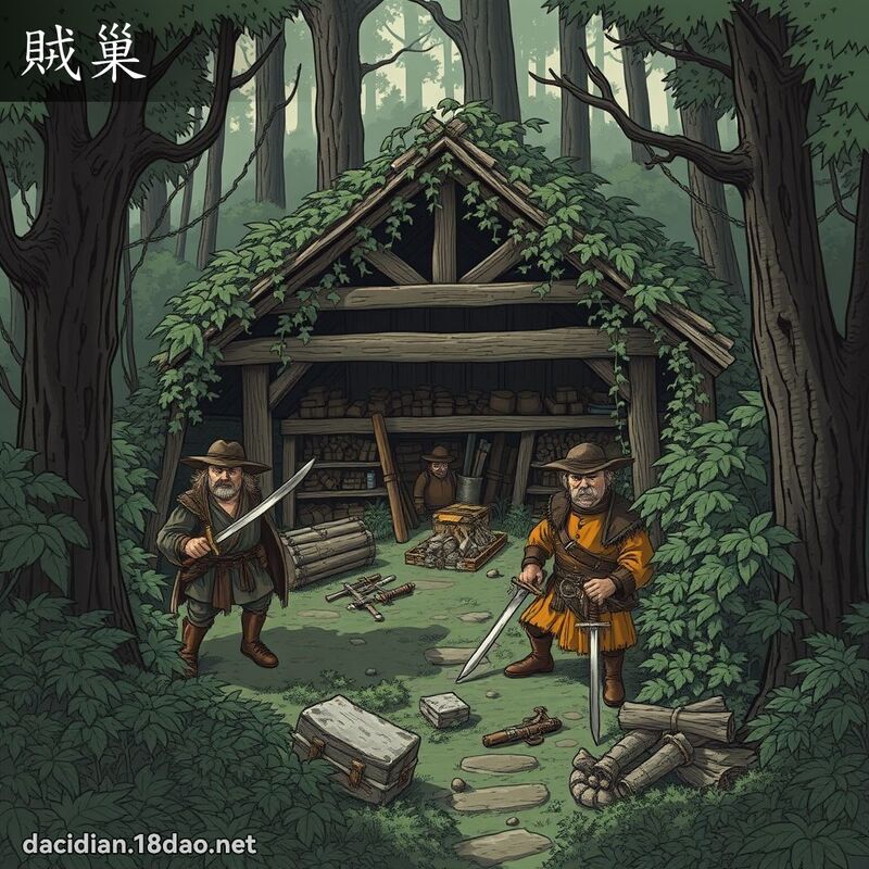 賊巢 - 國語大辭典配圖