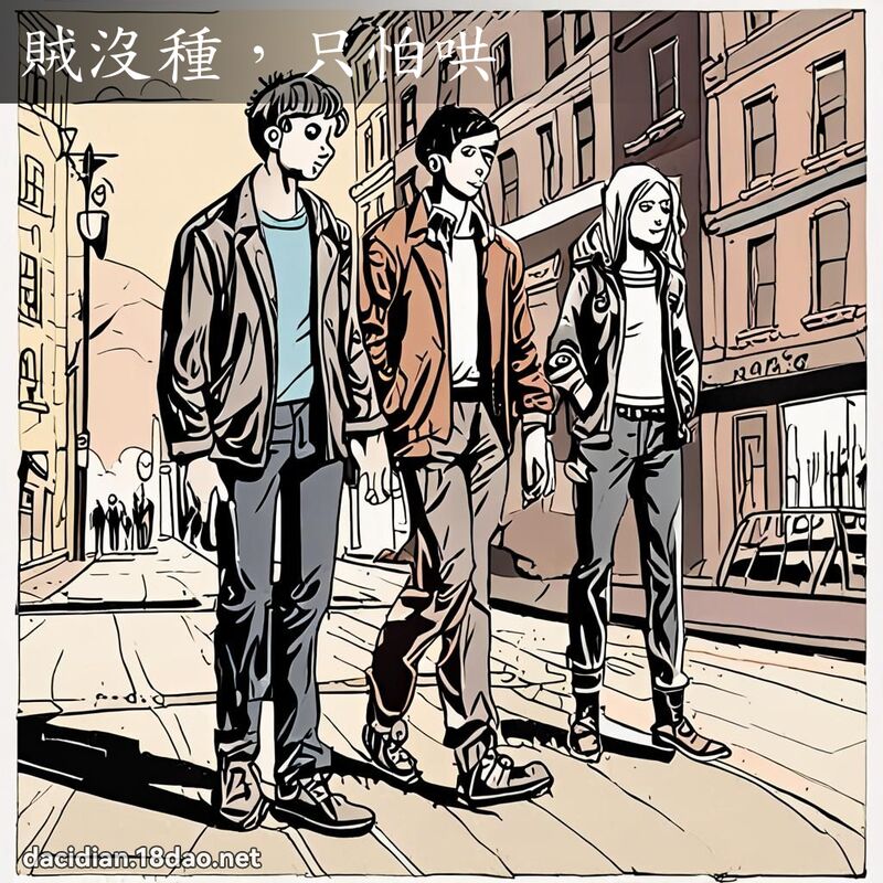 賊沒種，只怕哄 - 國語大辭典配圖