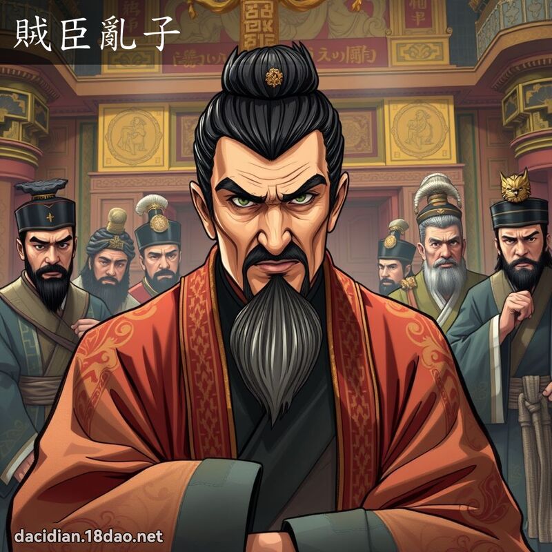 賊臣亂子 - 國語大辭典配圖