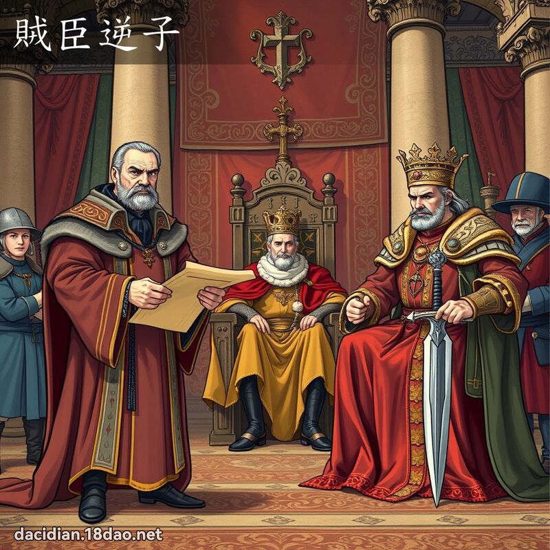 贼臣逆子 - 国语大辞典配图