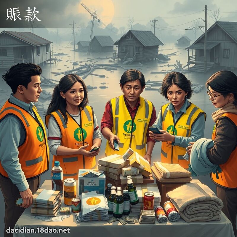 賑款 - 国语大辞典配图