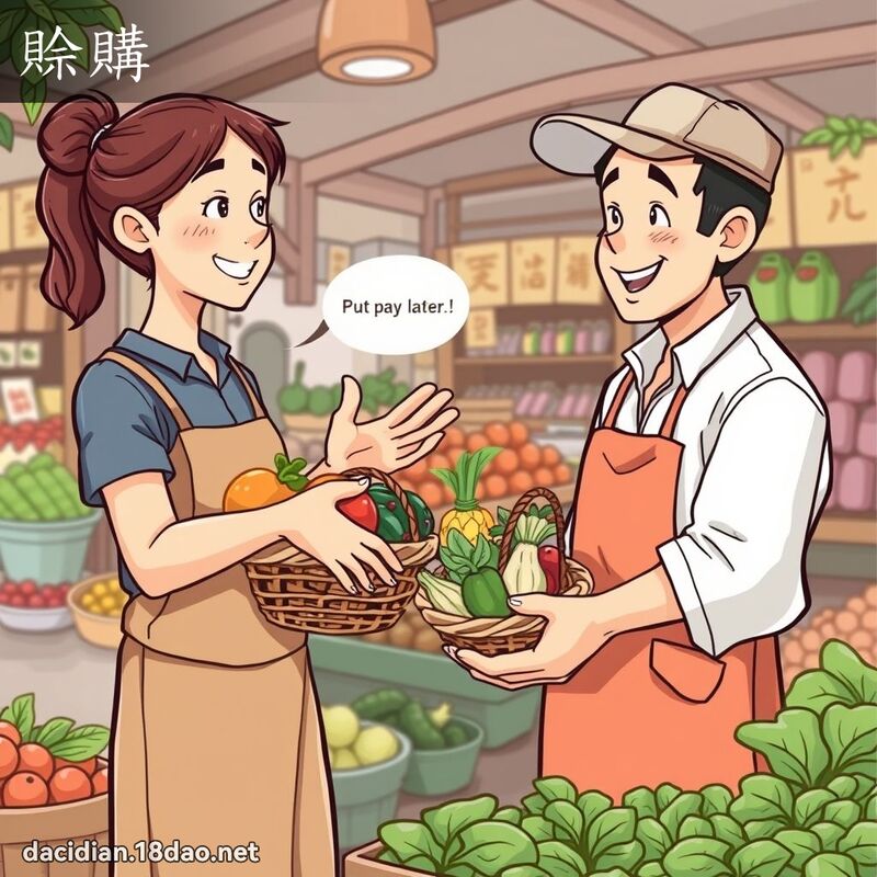 賒購 - 國語大辭典配圖
