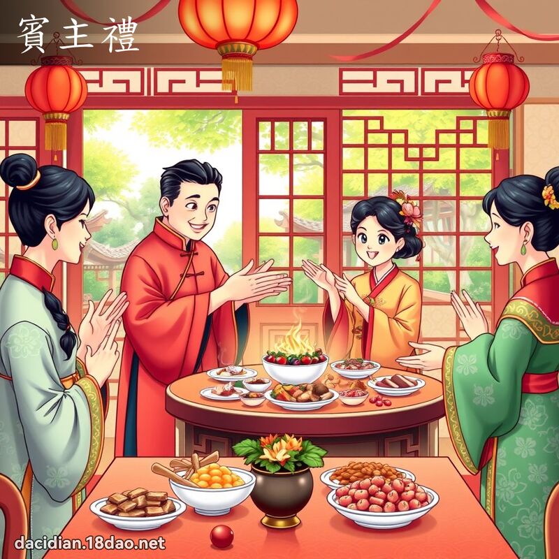 宾主礼 - 国语大辞典配图