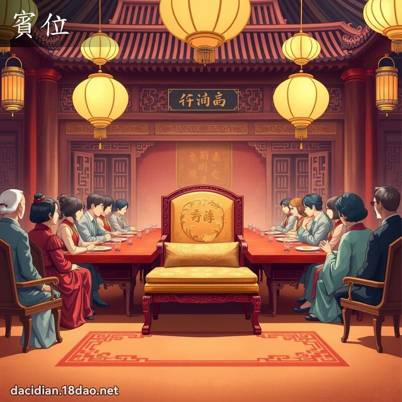 賓位 - 國語大辭典配圖