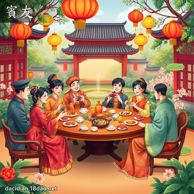 宾友 - 国语大辞典配图