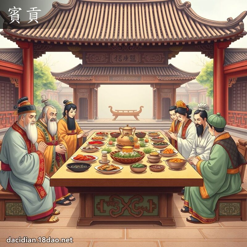 賓貢 - 國語大辭典配圖