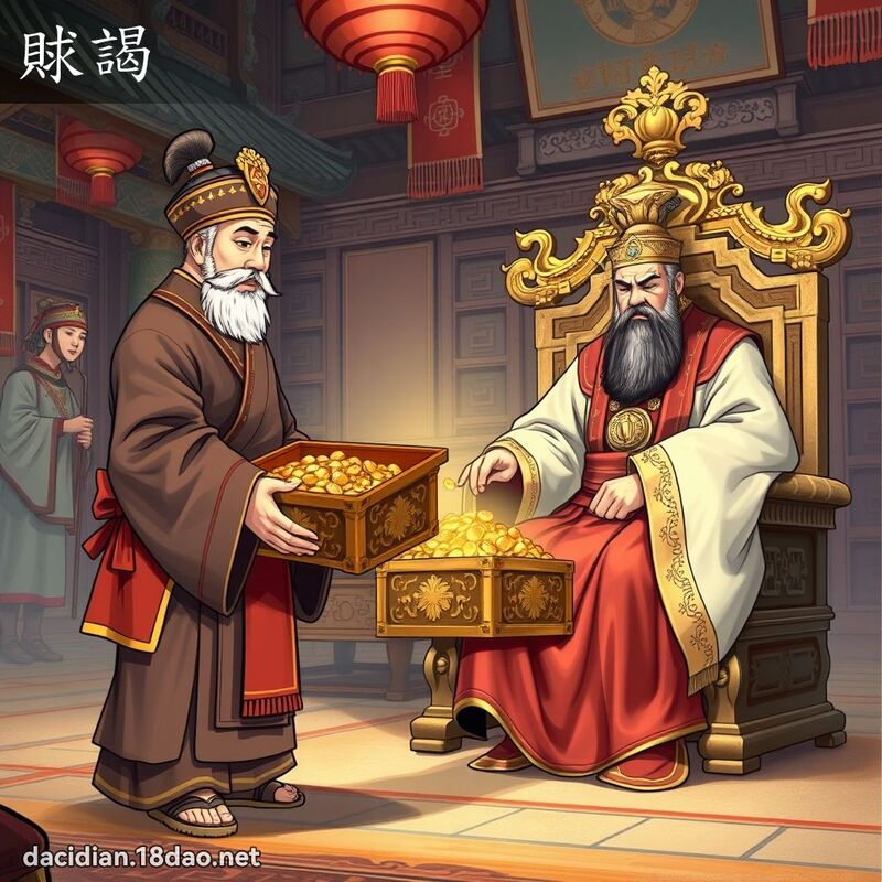 賕謁 - 國語大辭典配圖