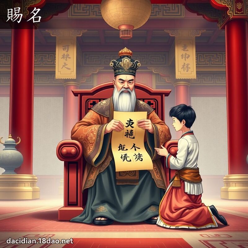 賜名 - 國語大辭典配圖