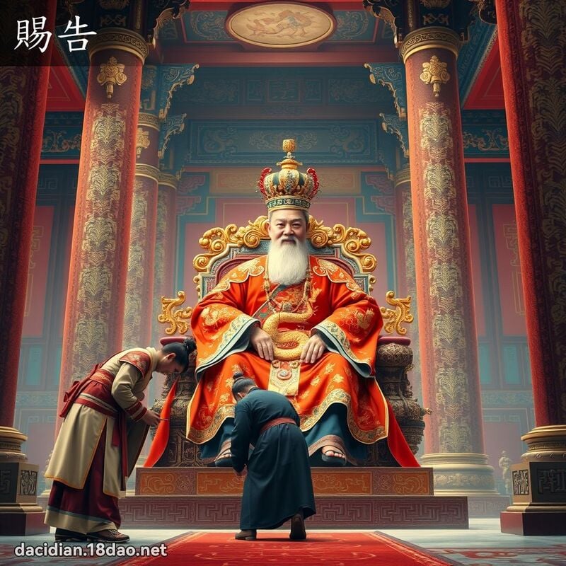 赐告 - 国语大辞典配图