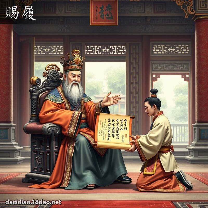 賜履 - 國語大辭典配圖