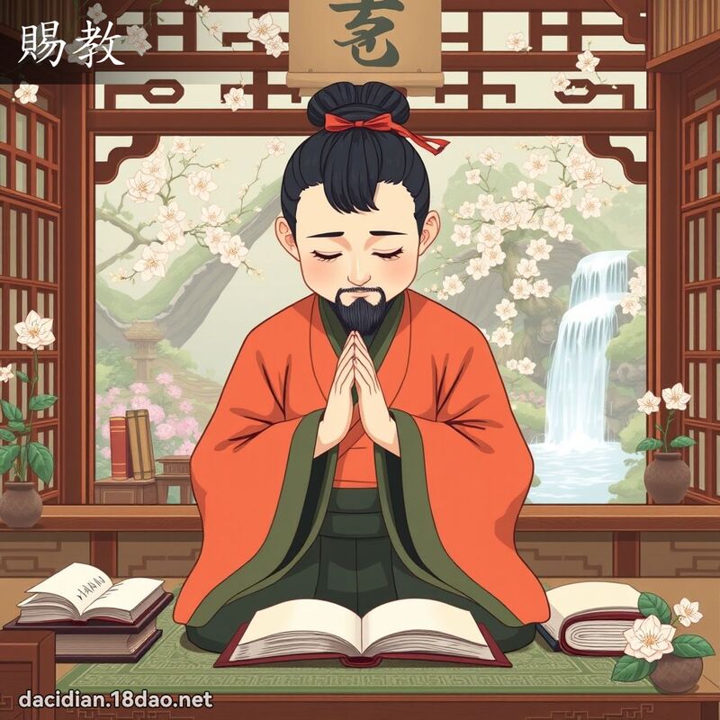 賜教 - 國語大辭典配圖