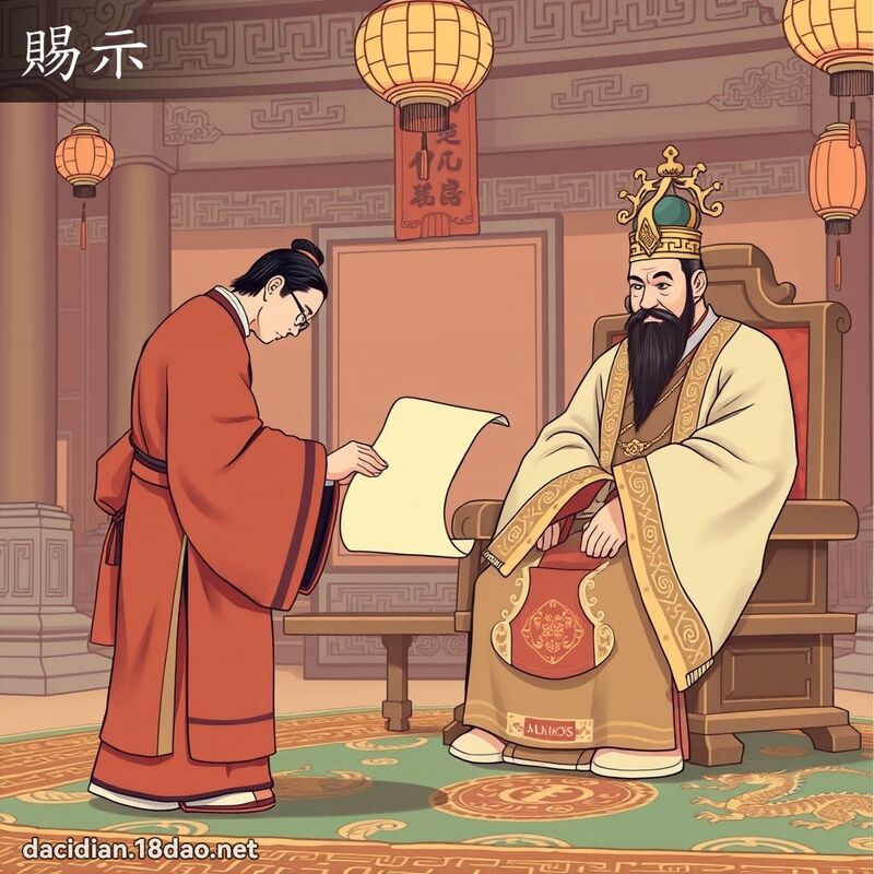 赐示 - 国语大辞典配图
