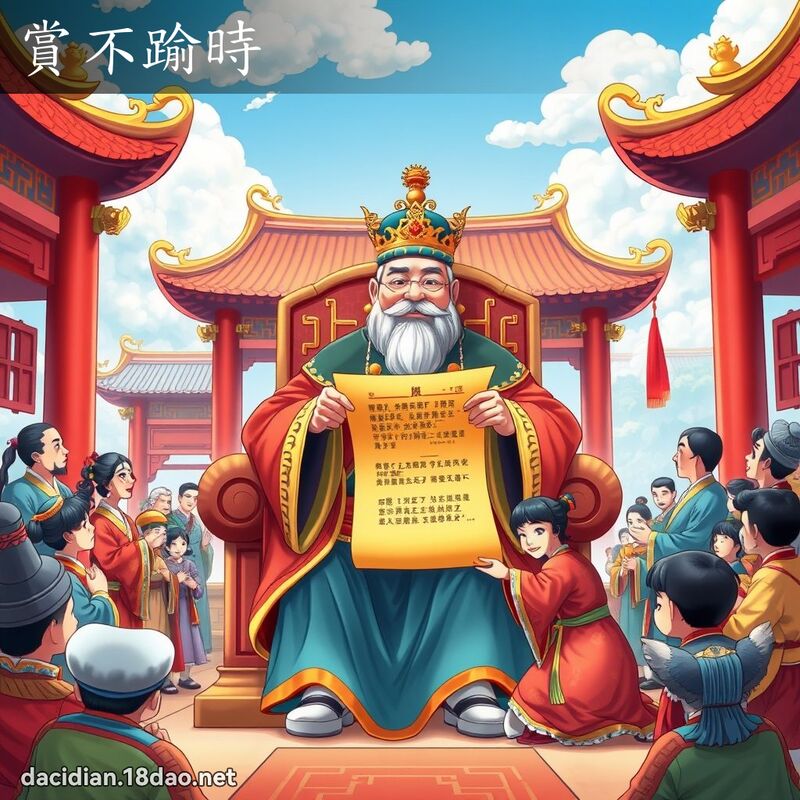 赏不踰时 - 国语大辞典配图