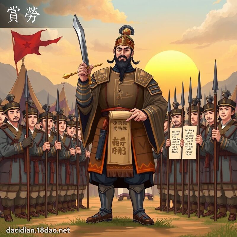 赏劳 - 国语大辞典配图