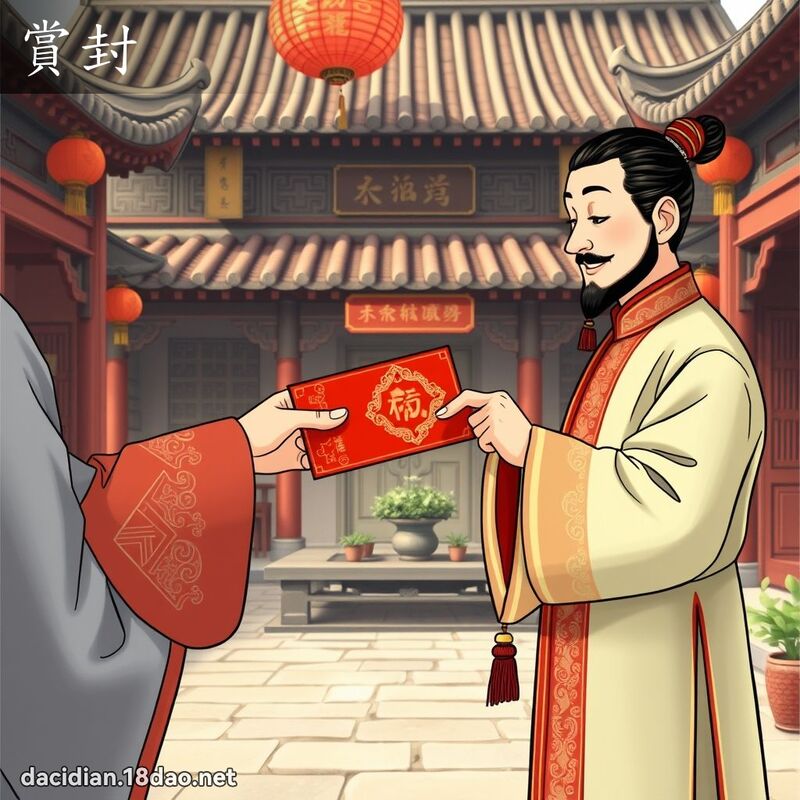 賞封 - 國語大辭典配圖