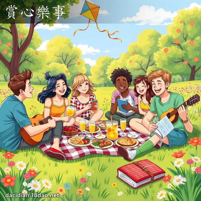 賞心樂事 - 國語大辭典配圖