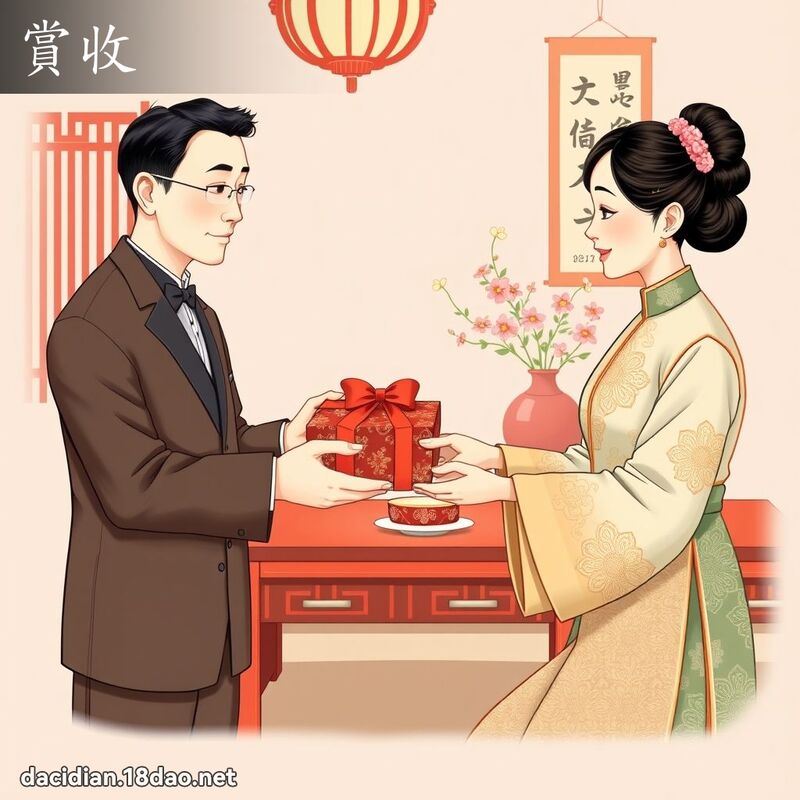 賞收 - 國語大辭典配圖