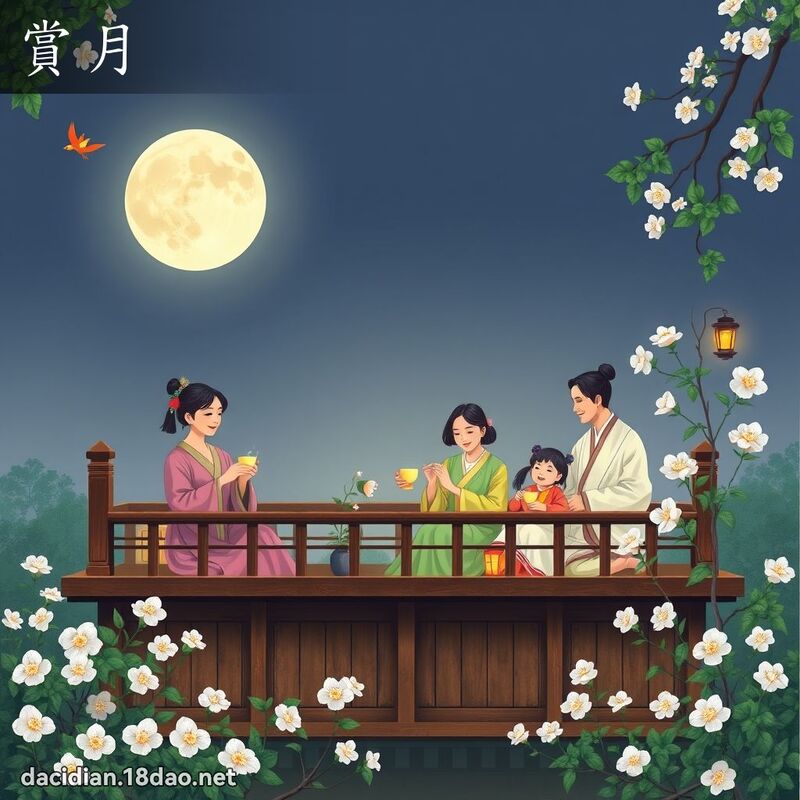 賞月 - 國語大辭典配圖