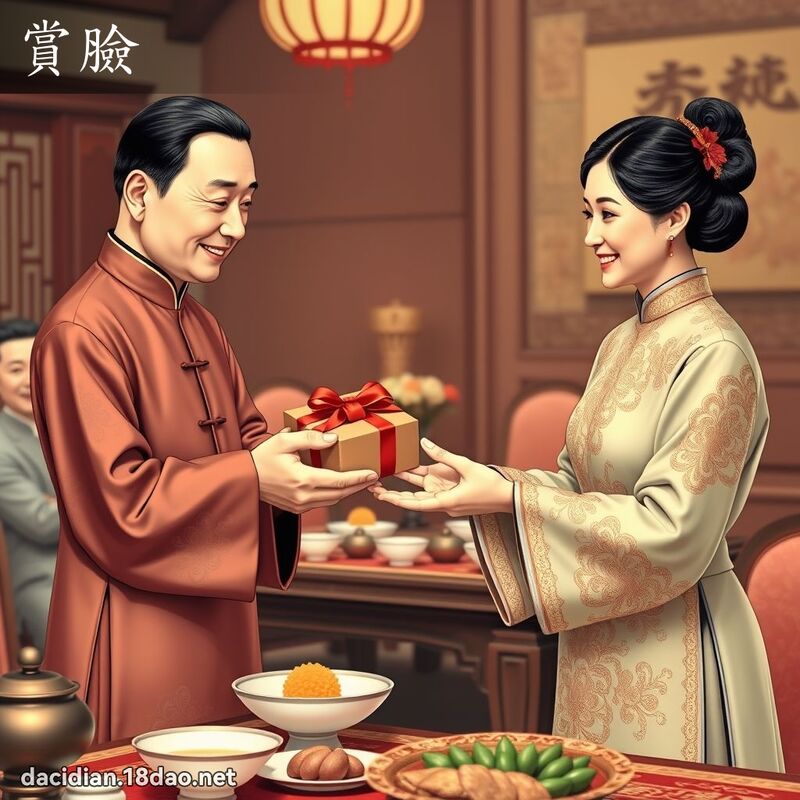 赏脸 - 国语大辞典配图