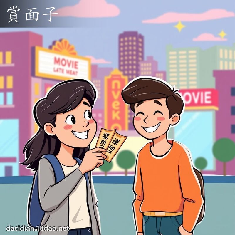 赏面子 - 国语大辞典配图
