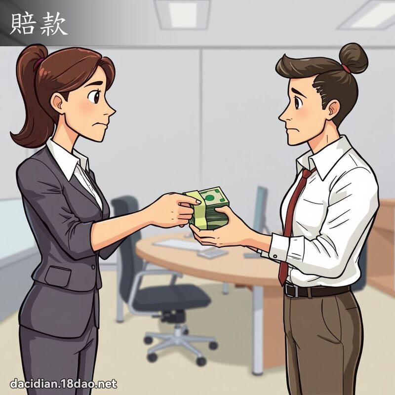 賠款 - 國語大辭典配圖
