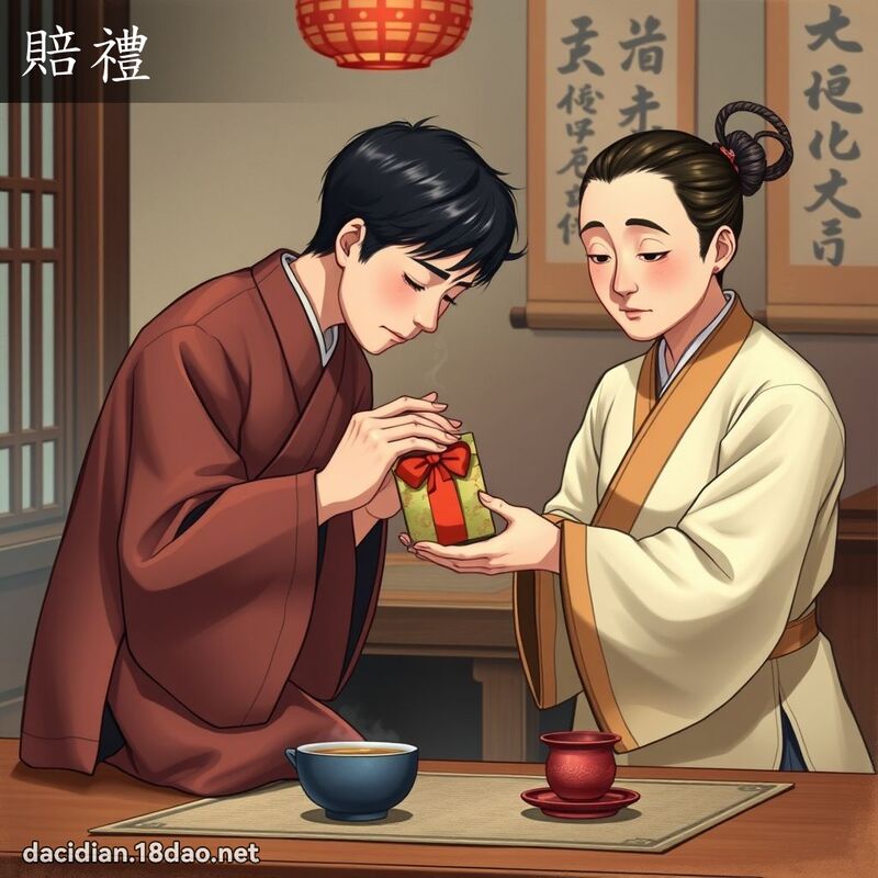 赔礼 - 国语大辞典配图