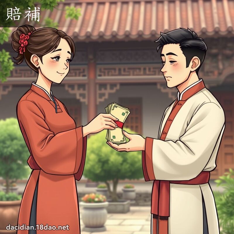 賠補 - 國語大辭典配圖