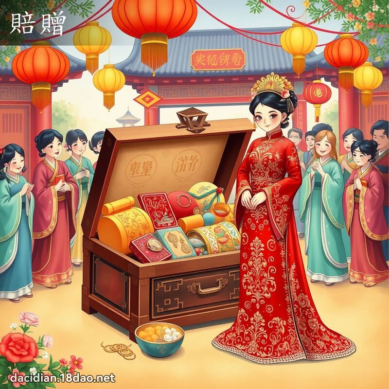 賠贈 - 國語大辭典配圖