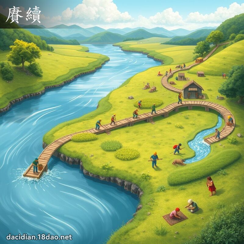 賡續 - 國語大辭典配圖