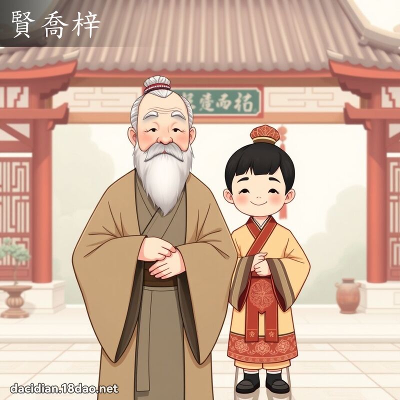贤乔梓 - 国语大辞典配图