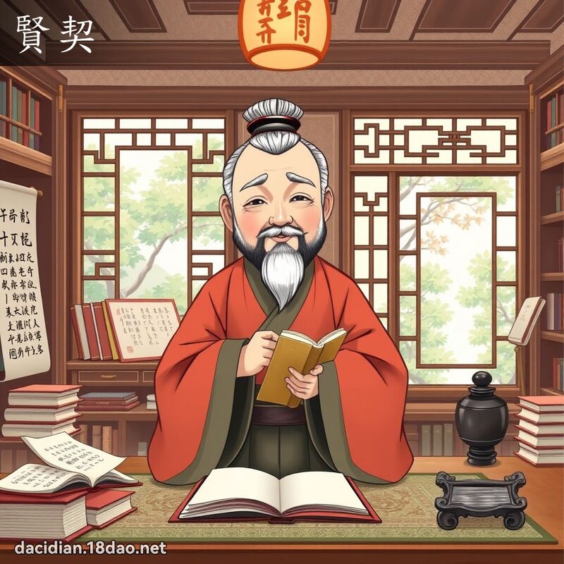 賢契 - 國語大辭典配圖