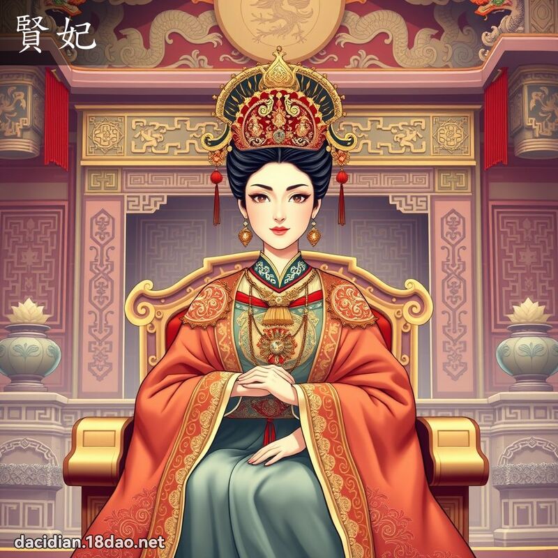 贤妃 - 国语大辞典配图