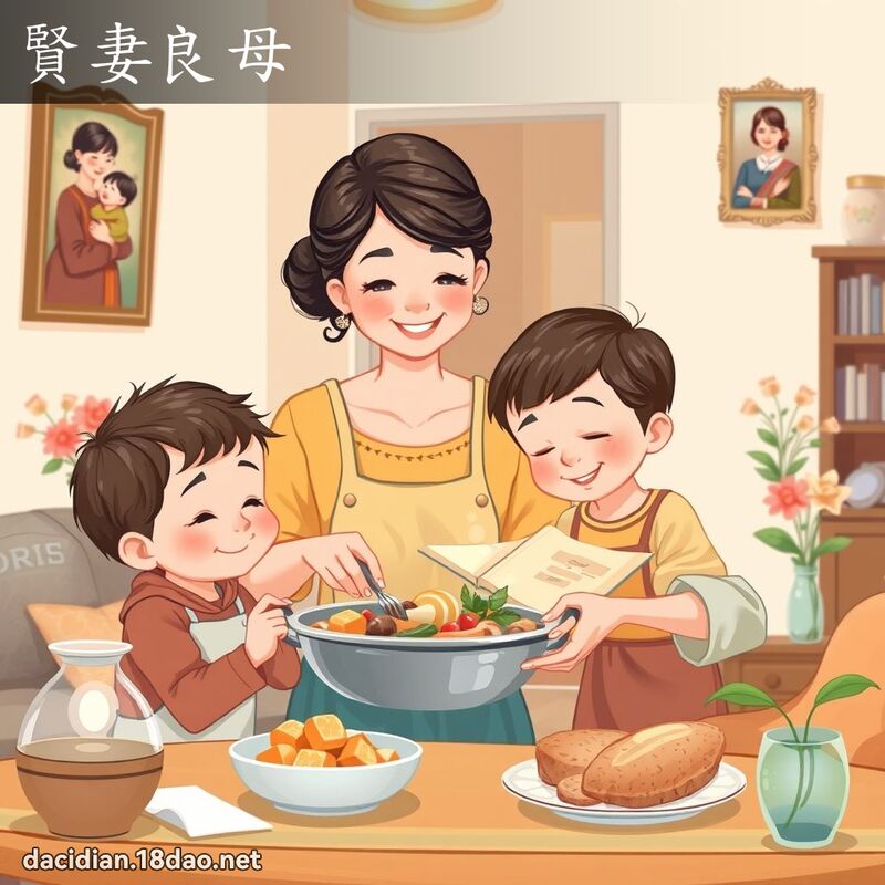 賢妻良母 - 國語大辭典配圖