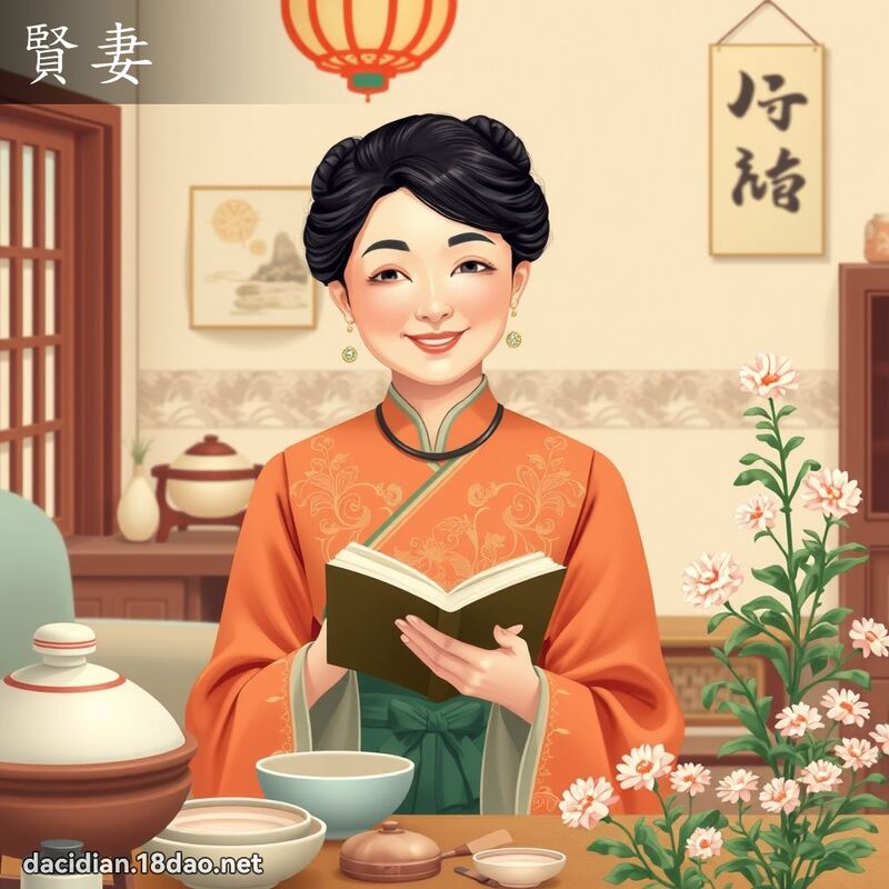 贤妻 - 国语大辞典配图