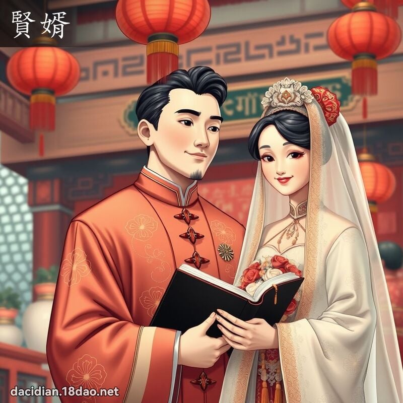 賢婿 - 國語大辭典配圖