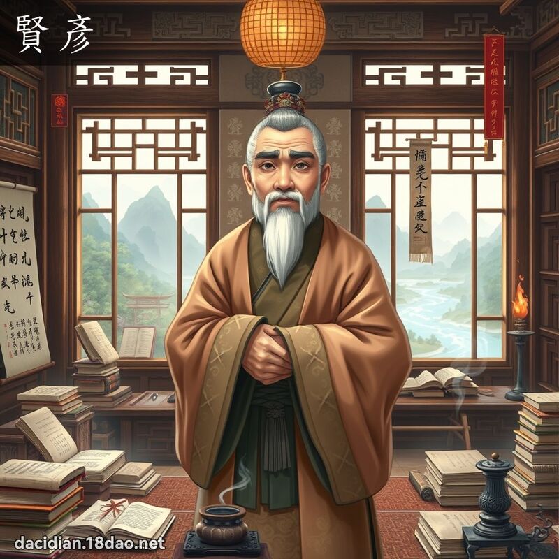 賢彥 - 國語大辭典配圖