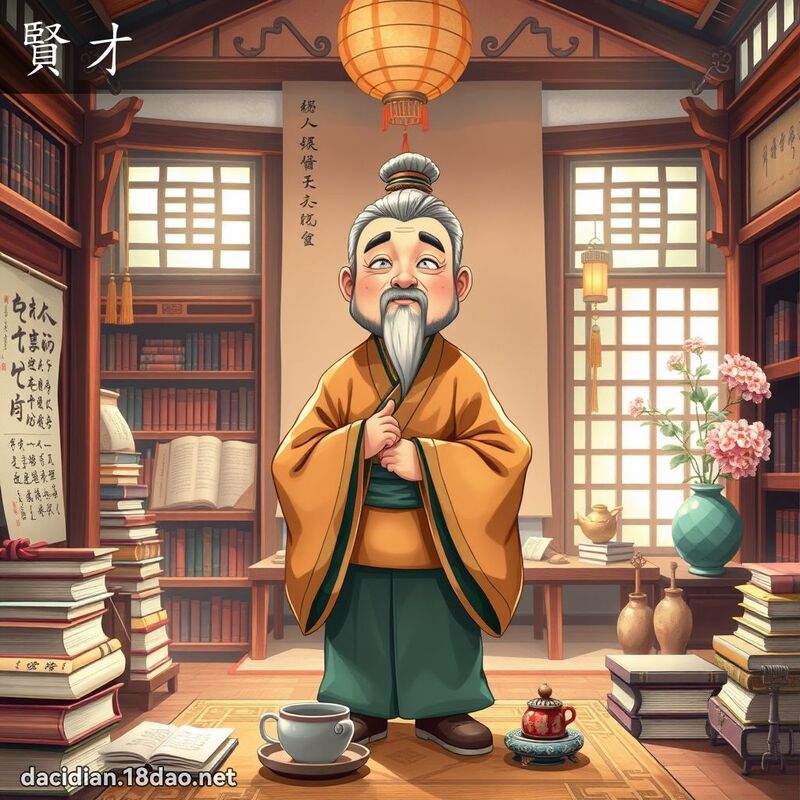 贤才 - 国语大辞典配图