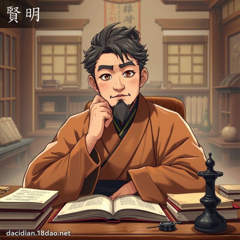 賢明 - 國語大辭典配圖