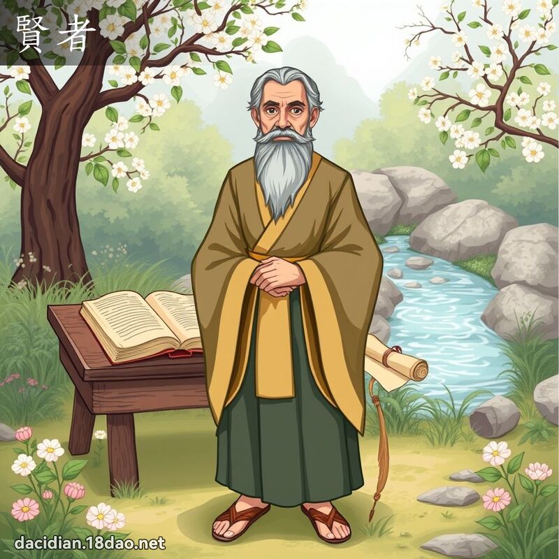 賢者 - 國語大辭典配圖