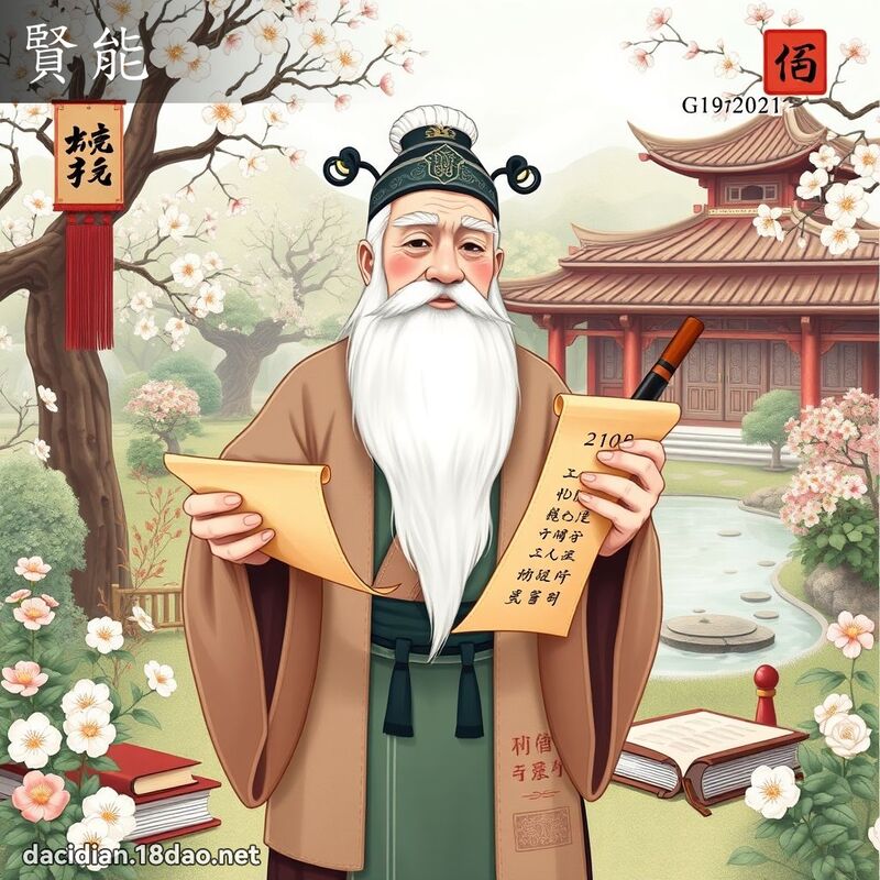 賢能 - 國語大辭典配圖